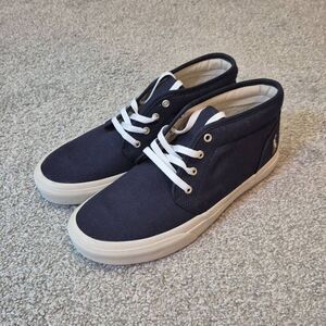 Polo Ralph Lauren Men's Canvas Keaton Navy Blue Size 9.5